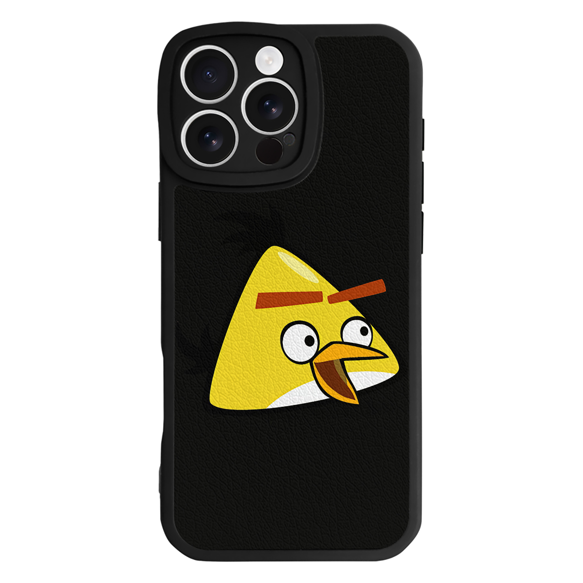 （画像用） Angry Birds アングリーバード 【iPhone 16シリーズ対応】シリコンスマホケース（レザー調） 材質：シリコン